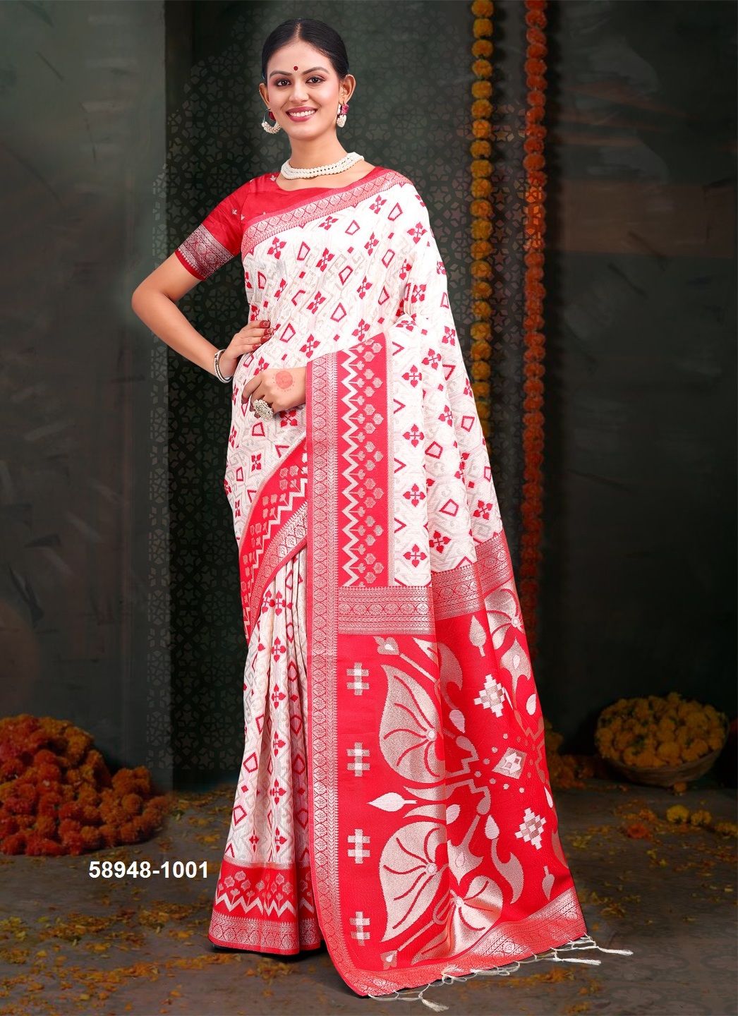 DEVI STUTI - Catalog # 58948 (Set of 6 Sarees) by Brand DESI MUSE DEVI STUTI - Catalog # 58948 (Set of 6 Sarees) by Brand DESI MUSE
