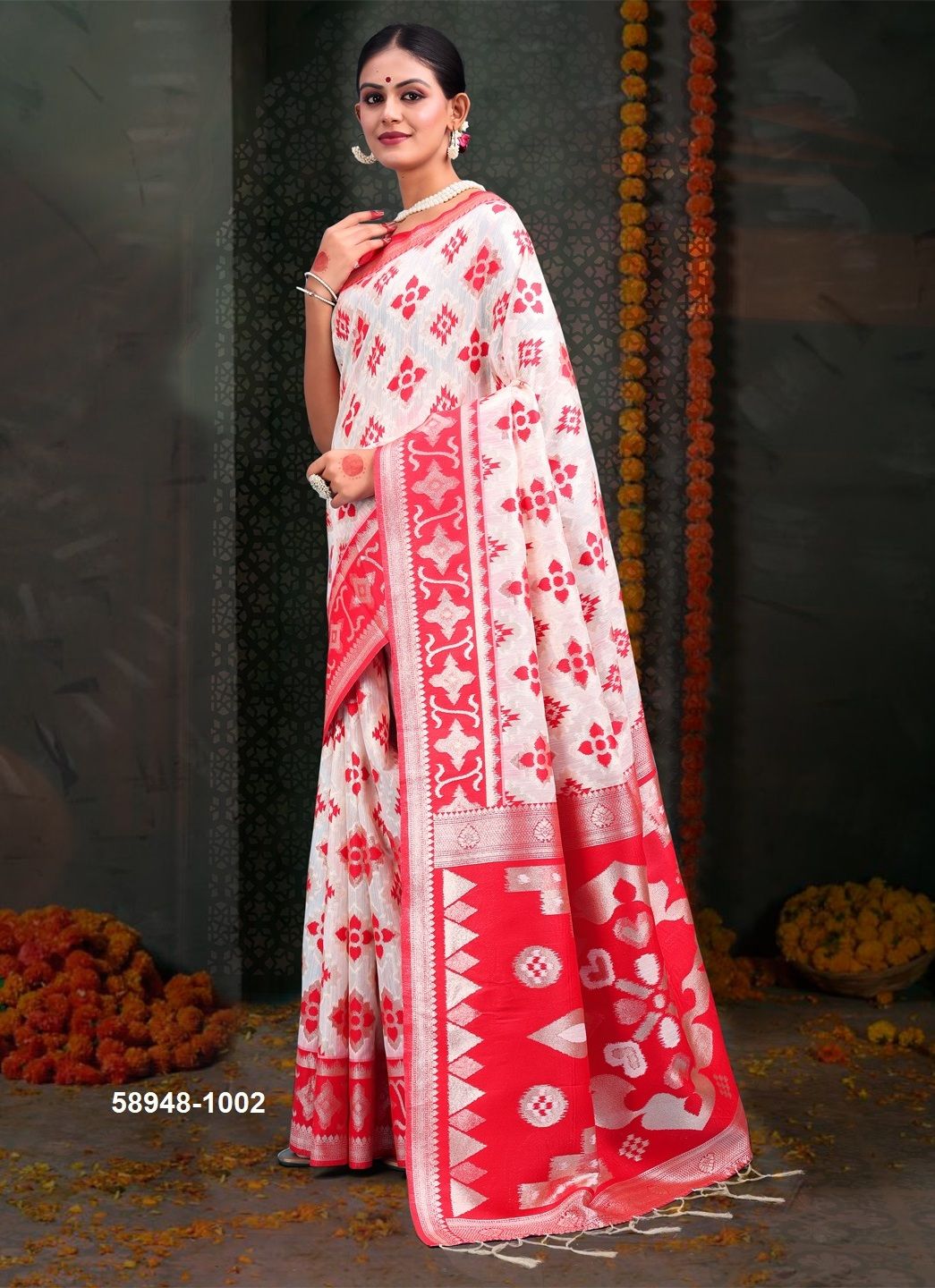 DEVI STUTI - Catalog # 58948 (Set of 6 Sarees) by Brand DESI MUSE DEVI STUTI - Catalog # 58948 (Set of 6 Sarees) by Brand DESI MUSE