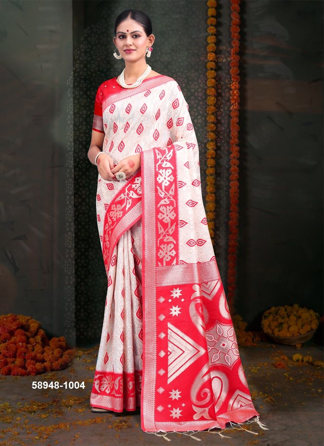 DEVI STUTI - Catalog # 58948 (Set of 6 Sarees) by Brand DESI MUSE DEVI STUTI - Catalog # 58948 (Set of 6 Sarees) by Brand DESI MUSE