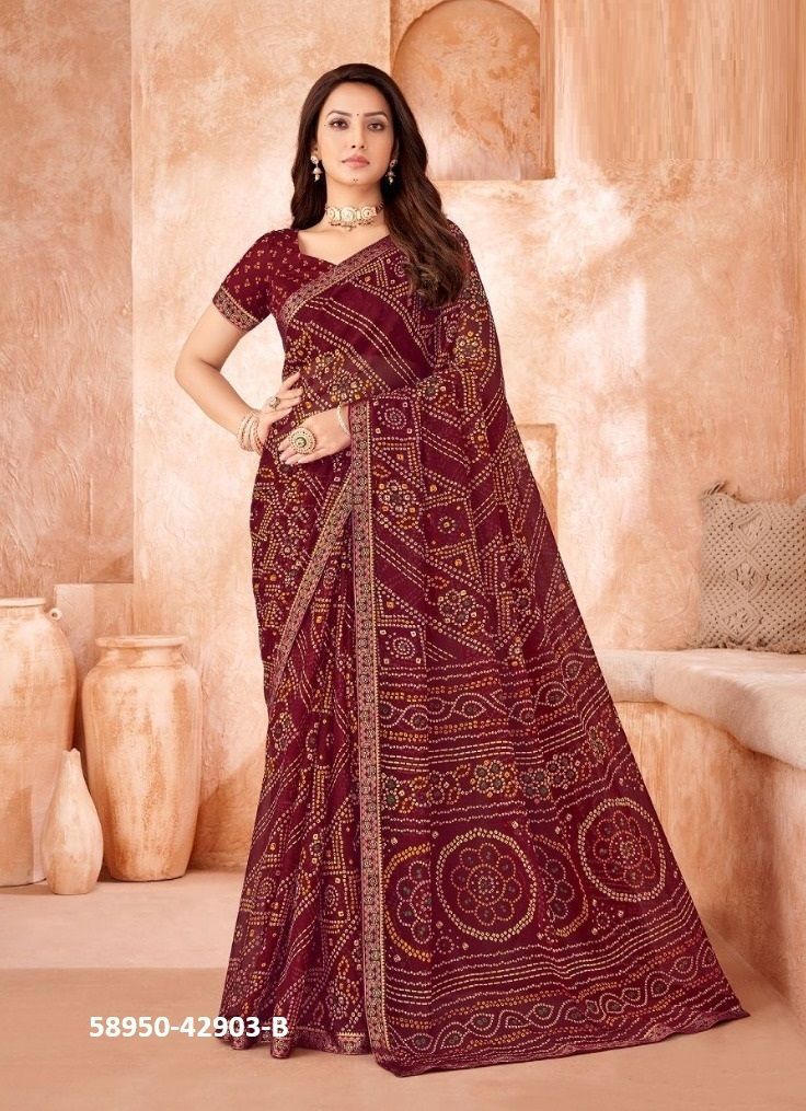 SIMAAYA 35 - Catalog # 58950 (Set of 12 Sarees) by Brand RUCHI SAREES SIMAAYA 35 - Catalog # 58950 (Set of 12 Sarees) by Brand RUCHI SAREES