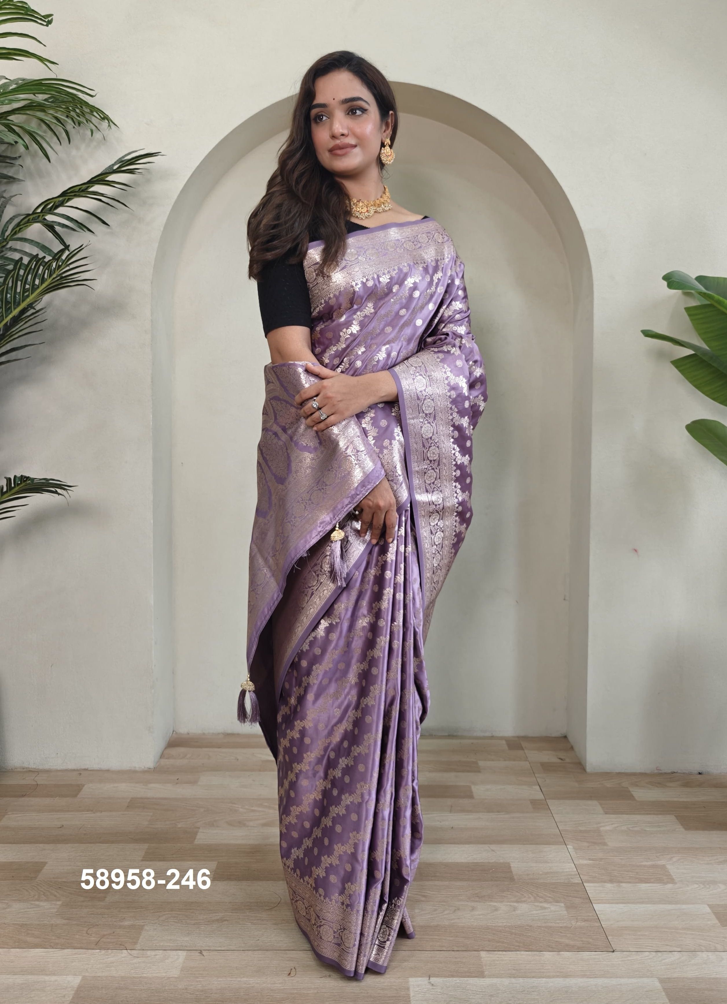 VAMIKA - Catalog # 58958 (Set of 4 Sarees) by Brand DESI MUSE VAMIKA - Catalog # 58958 (Set of 4 Sarees) by Brand DESI MUSE