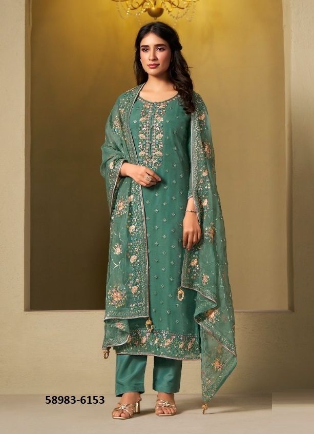 AZALIA - Catalog # 58983 (Set of 6 Semi-Stitched / Un-Stitched Suits) by Brand VIPUL FASHIONS AZALIA - Catalog # 58983 (Set of 6 Semi-Stitched / Un-Stitched Suits) by Brand VIPUL FASHIONS