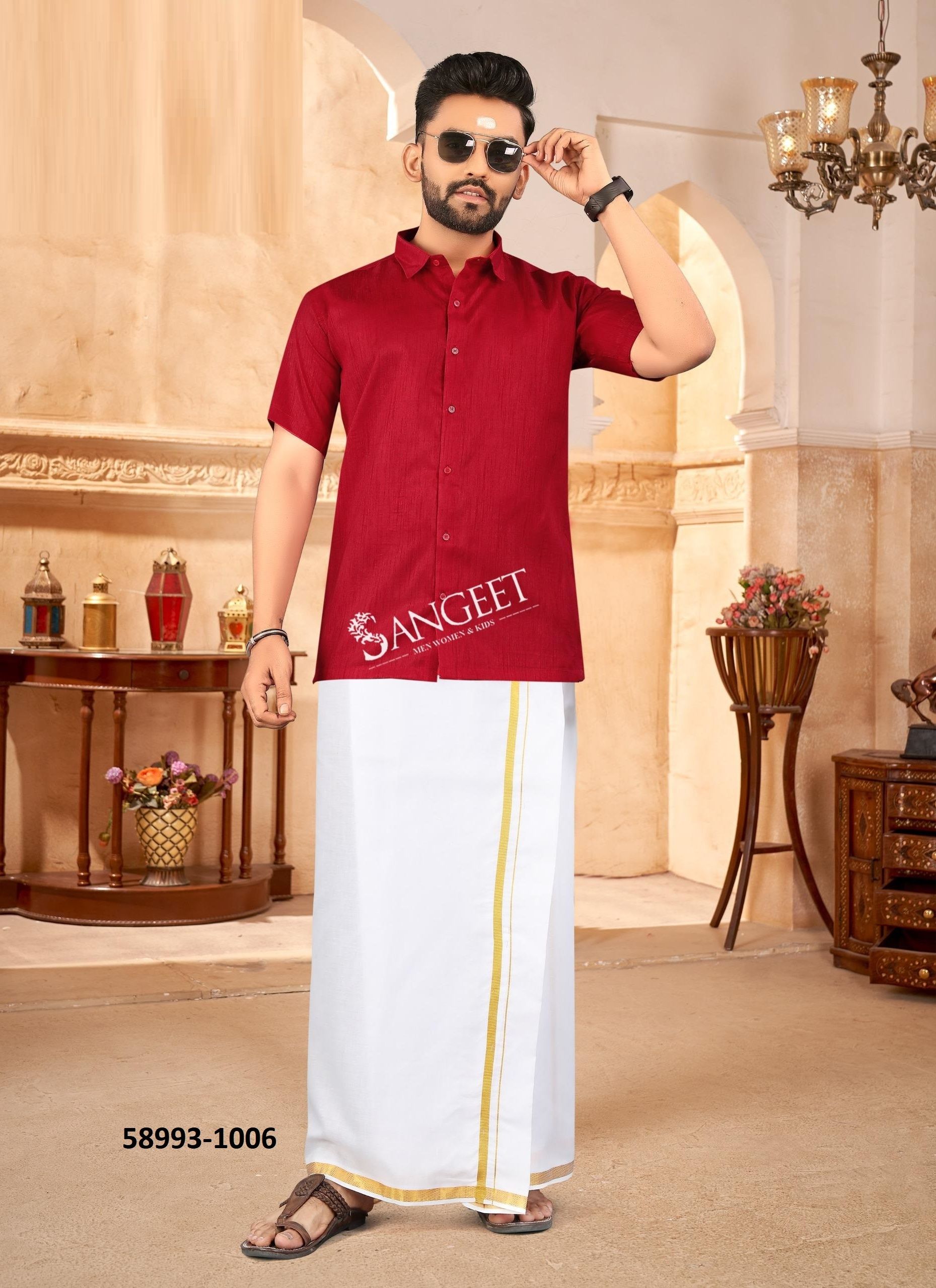 SANJAY - Catalog # 58993 (Set of 8 Men's Ethnic Wear) by Brand SANGEET SANJAY - Catalog # 58993 (Set of 8 Men's Ethnic Wear) by Brand SANGEET