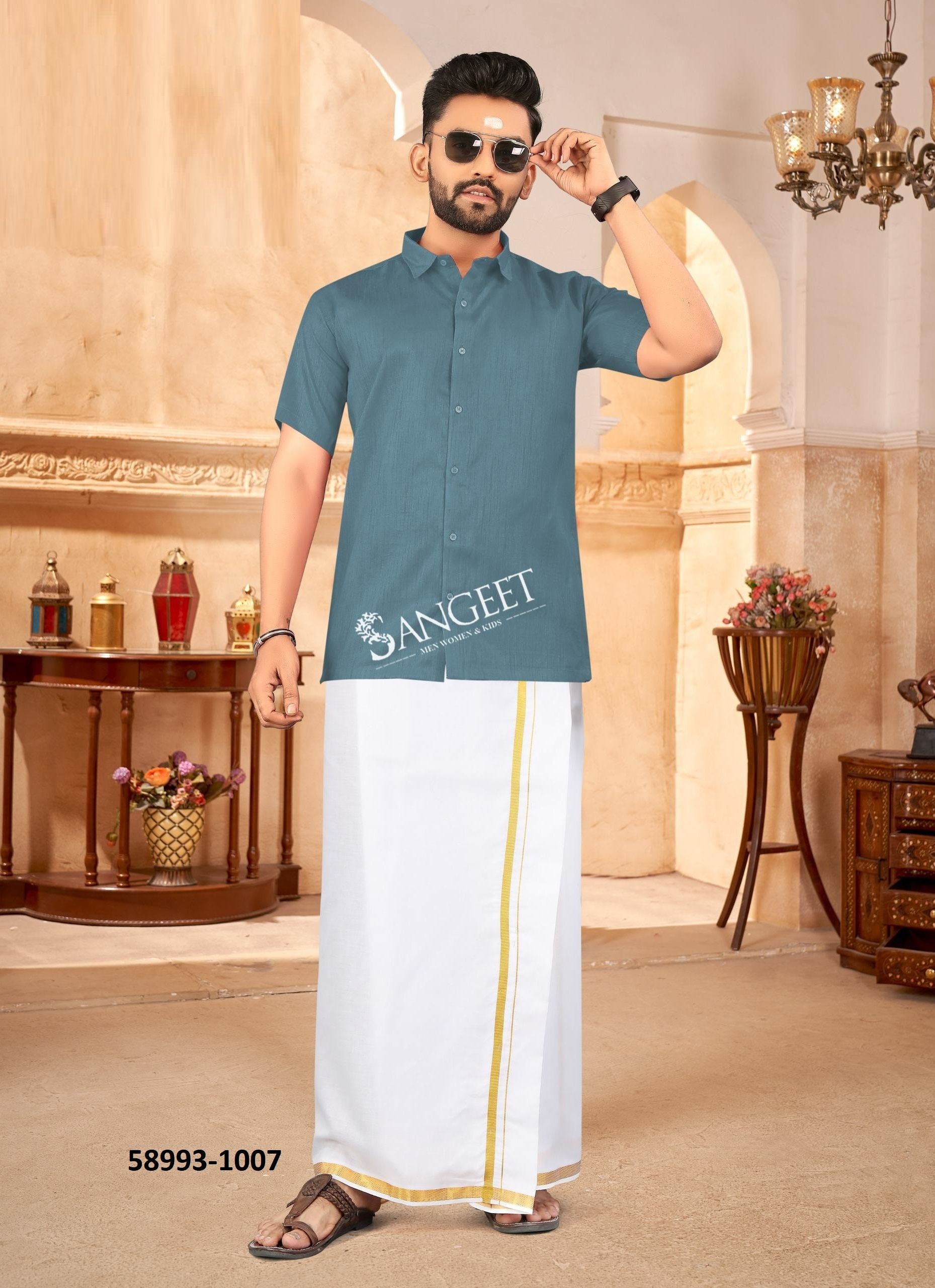SANJAY - Catalog # 58993 (Set of 8 Men's Ethnic Wear) by Brand SANGEET SANJAY - Catalog # 58993 (Set of 8 Men's Ethnic Wear) by Brand SANGEET
