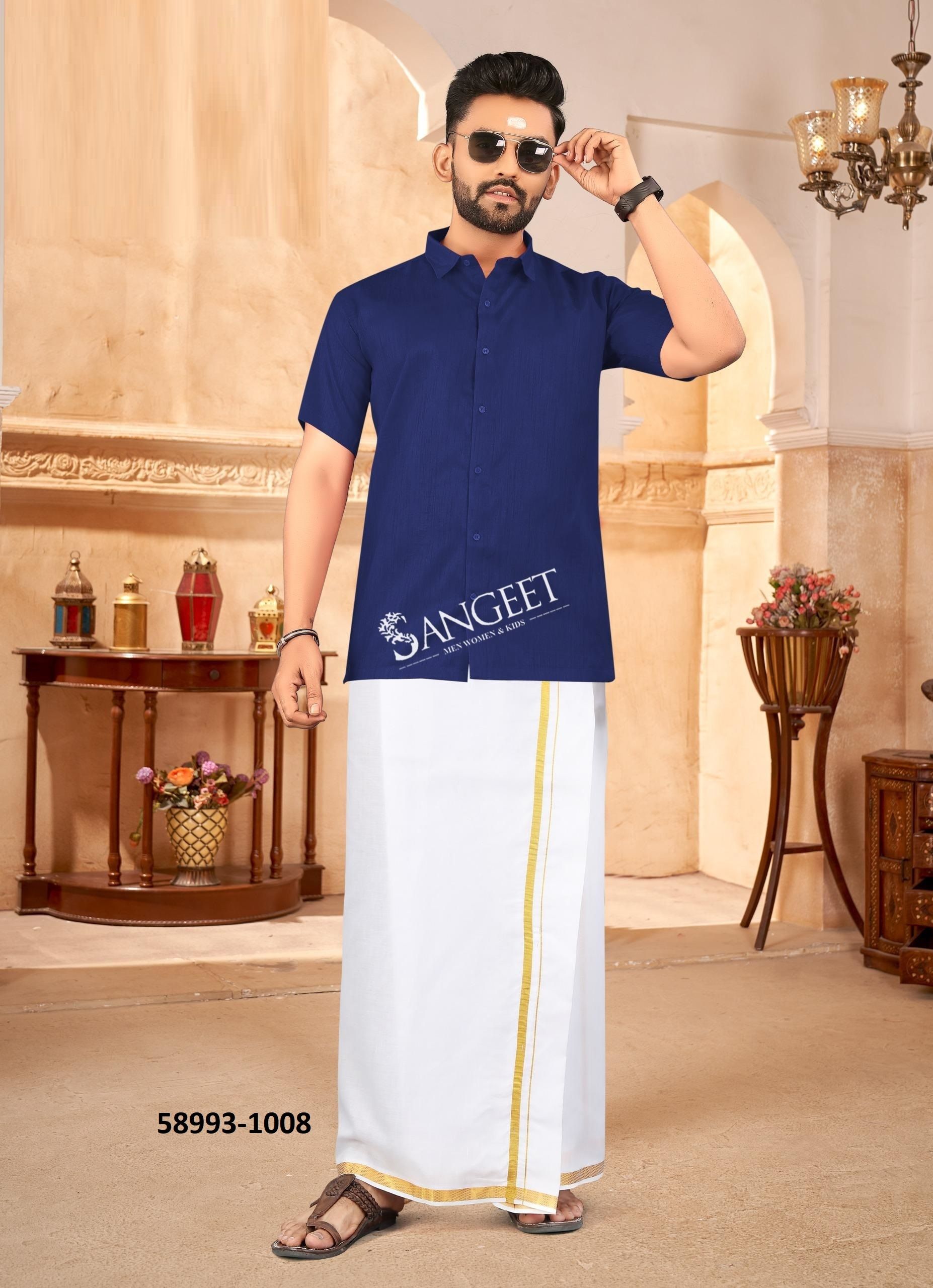 SANJAY - Catalog # 58993 (Set of 8 Men's Ethnic Wear) by Brand SANGEET SANJAY - Catalog # 58993 (Set of 8 Men's Ethnic Wear) by Brand SANGEET
