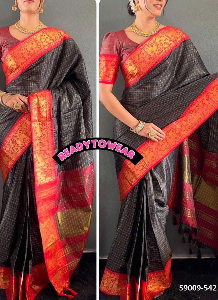 SANSKRUTI - Catalog # 59009 (Set of 8 Sarees) by Brand DESI MUSE