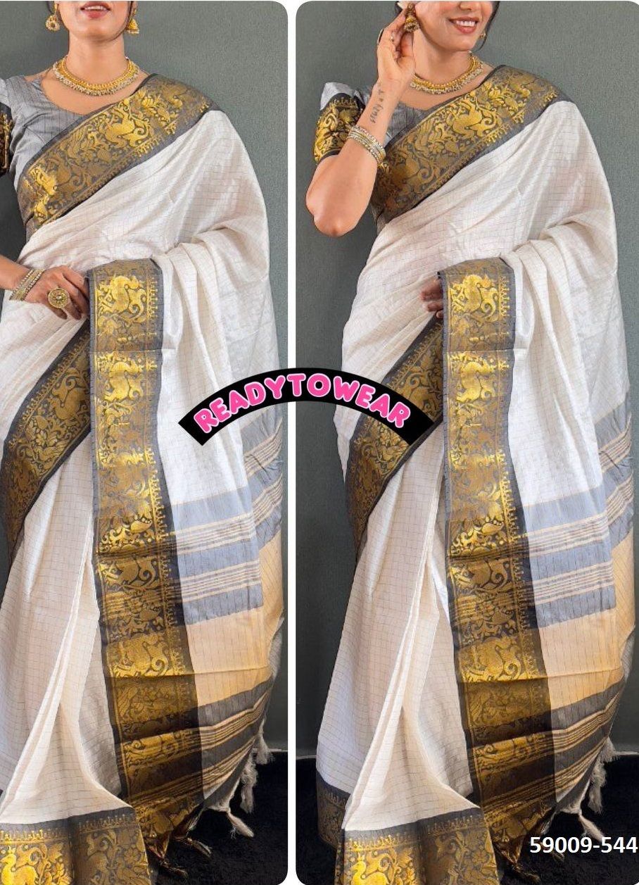 SANSKRUTI - Catalog # 59009 (Set of 8 Sarees) by Brand DESI MUSE