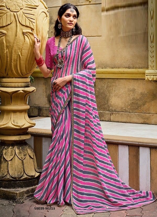 RANGREZ 3 - Catalog # 59039 (Set of 12 Sarees) by Brand VIPUL FASHIONS