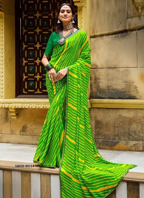 RANGREZ 3 - Catalog # 59039 (Set of 12 Sarees) by Brand VIPUL FASHIONS
