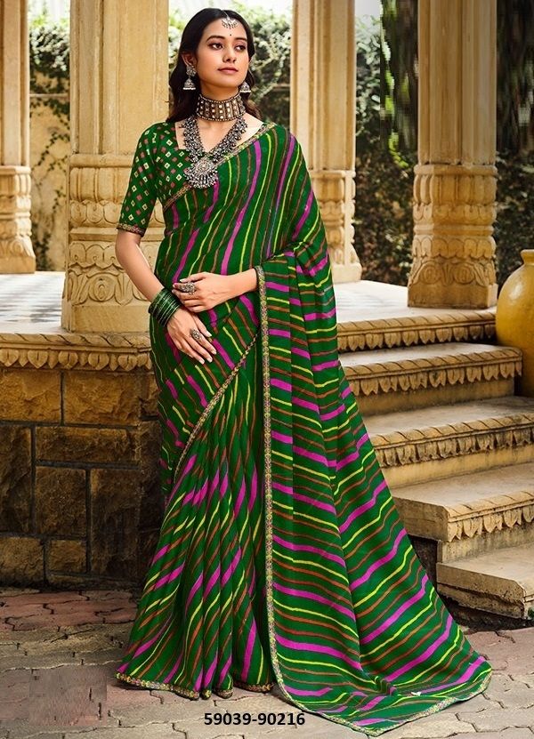 RANGREZ 3 - Catalog # 59039 (Set of 12 Sarees) by Brand VIPUL FASHIONS