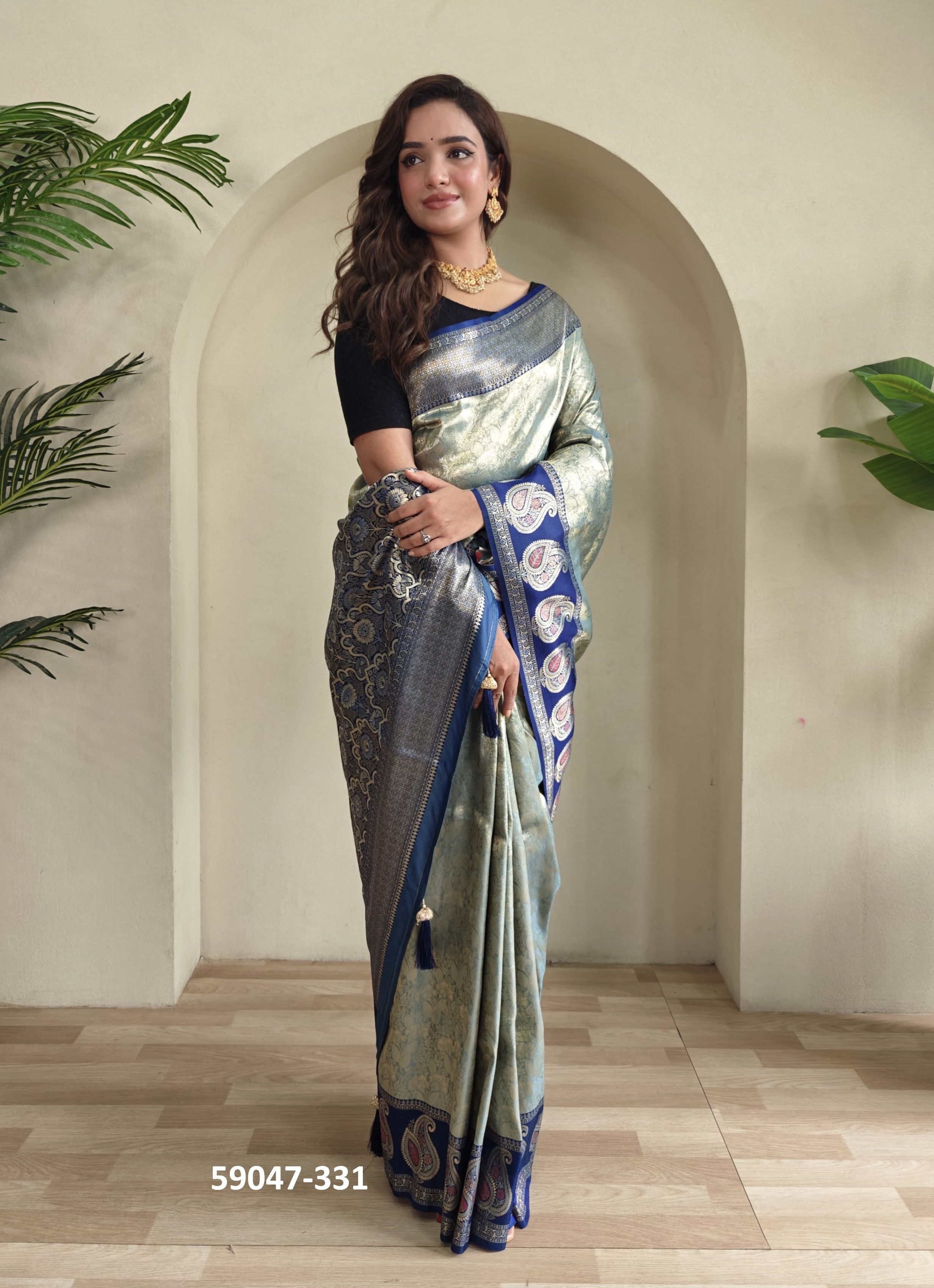 SAMISHA - Catalog # 59047 (Set of 4 Sarees) by Brand DESI MUSE SAMISHA - Catalog # 59047 (Set of 4 Sarees) by Brand DESI MUSE