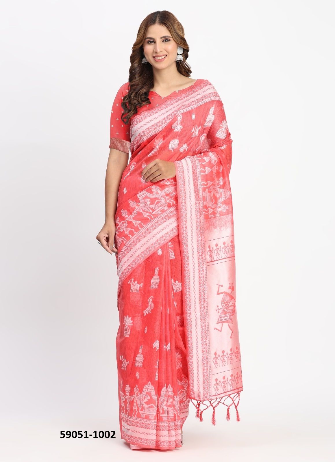 VARNIKA 2 - Catalog # 59051 (Set of 6 Sarees) by Brand DESI MUSE