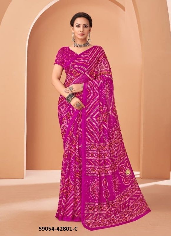 STAR CHIFFON 195 - Catalog # 59054 (Set of 12 Sarees) by Brand RUCHI SAREES STAR CHIFFON 195 - Catalog # 59054 (Set of 12 Sarees) by Brand RUCHI SAREES