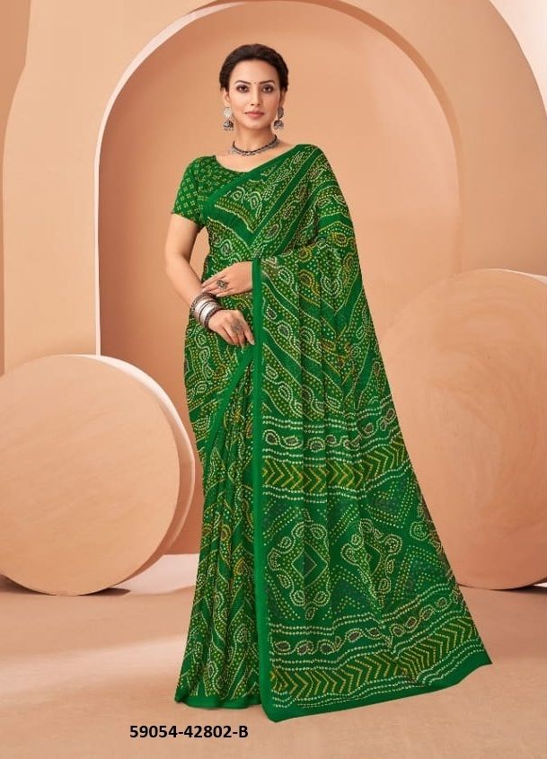 STAR CHIFFON 195 - Catalog # 59054 (Set of 12 Sarees) by Brand RUCHI SAREES STAR CHIFFON 195 - Catalog # 59054 (Set of 12 Sarees) by Brand RUCHI SAREES