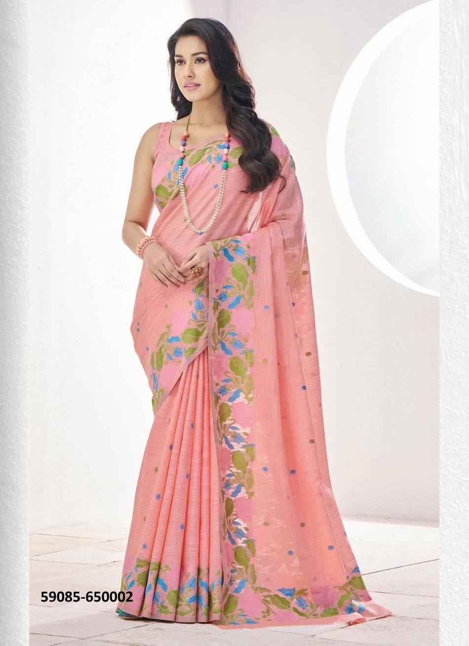 GULABI - Catalog # 59085 (Set of 6 Sarees) by Brand DESI MUSE GULABI - Catalog # 59085 (Set of 6 Sarees) by Brand DESI MUSE