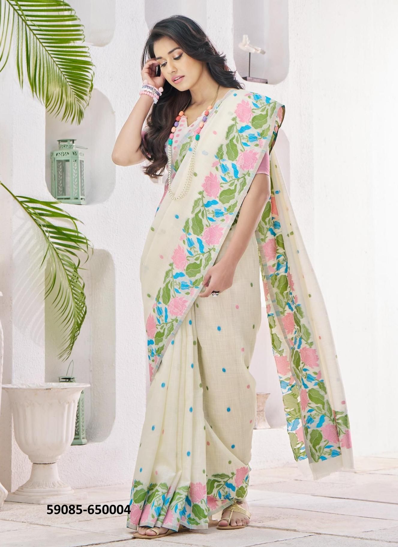 GULABI - Catalog # 59085 (Set of 6 Sarees) by Brand DESI MUSE GULABI - Catalog # 59085 (Set of 6 Sarees) by Brand DESI MUSE