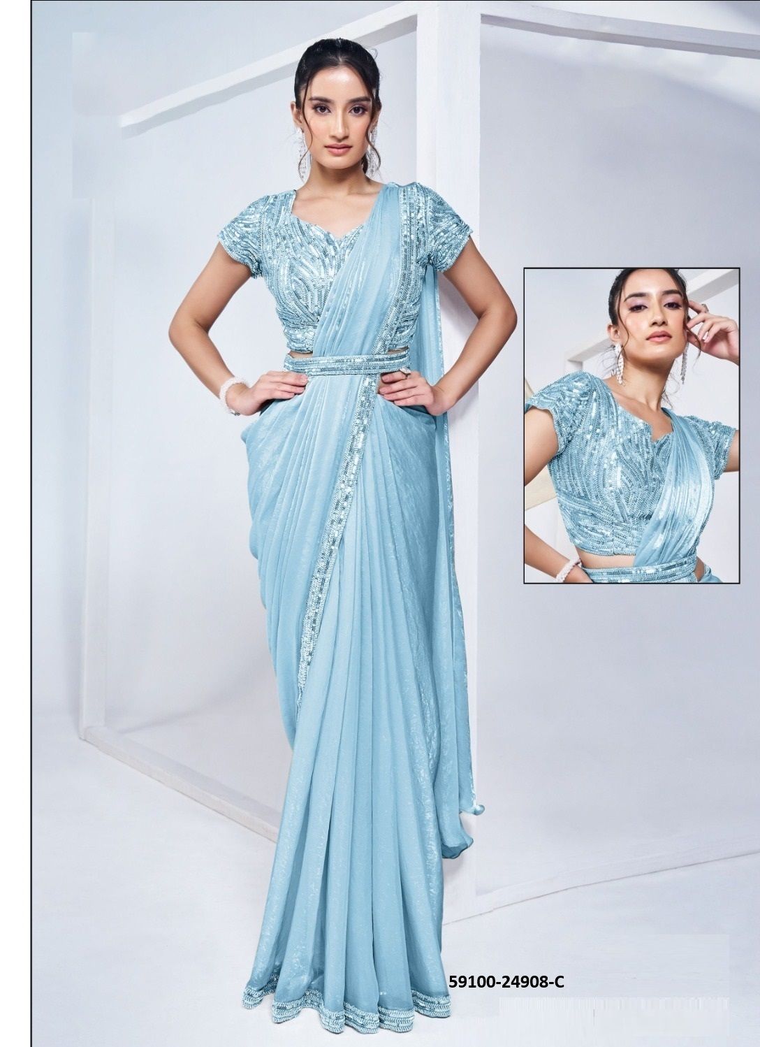 ELYSSIA - Catalog # 59100 (Set of 12 Sarees) by Brand MAHOTSAV ELYSSIA - Catalog # 59100 (Set of 12 Sarees) by Brand MAHOTSAV