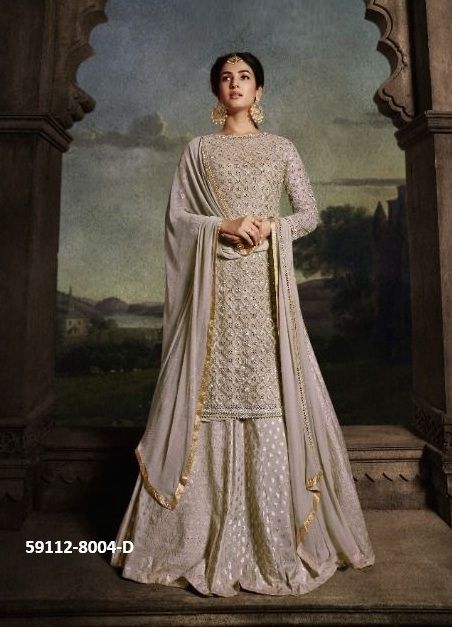 MOH COLOR PLUS - Catalog # 59112 (Set of 5 Semi-Stitched / Un-Stitched Suits) by Brand DESI MUSE