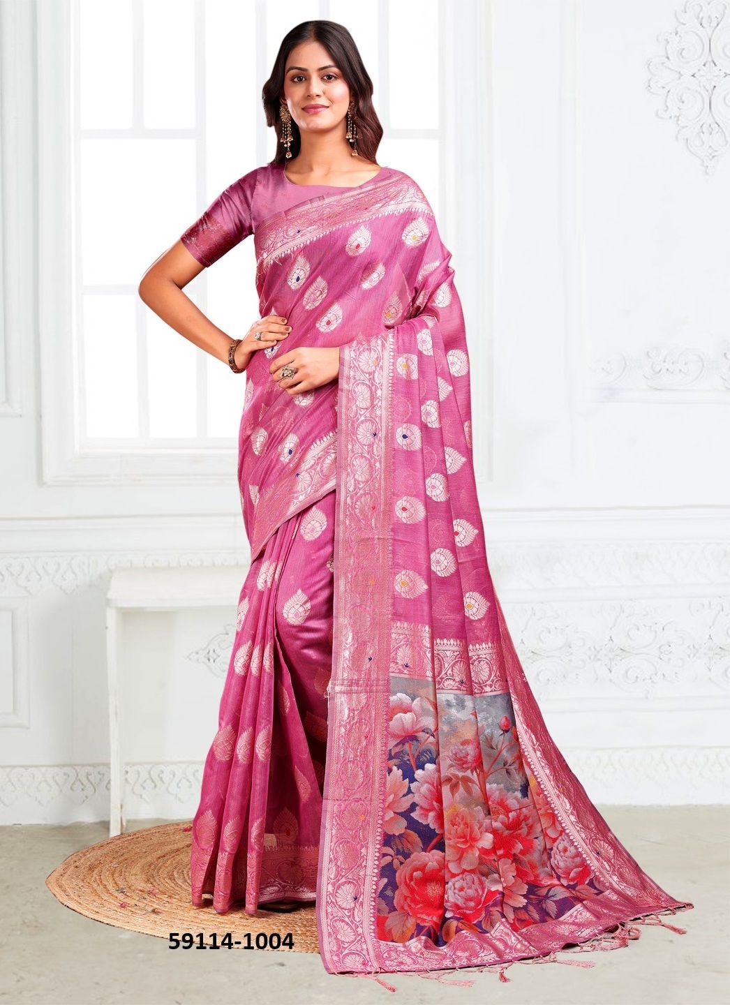 SUHANI - Catalog # 59114 (Set of 6 Sarees) by Brand DESI MUSE