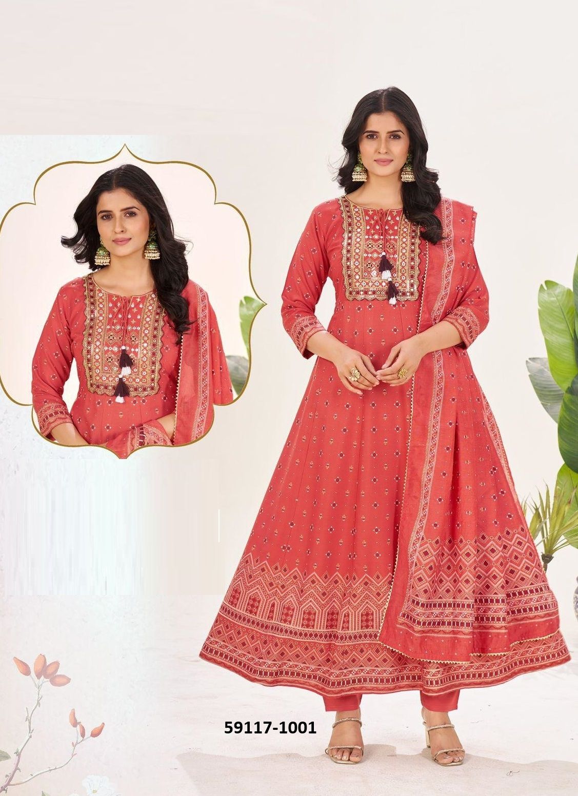 BAKU - Catalog # 59117 (Set of 6 Readymade Salwar Suits) by Brand BLUE HILLS BAKU - Catalog # 59117 (Set of 6 Readymade Salwar Suits) by Brand BLUE HILLS