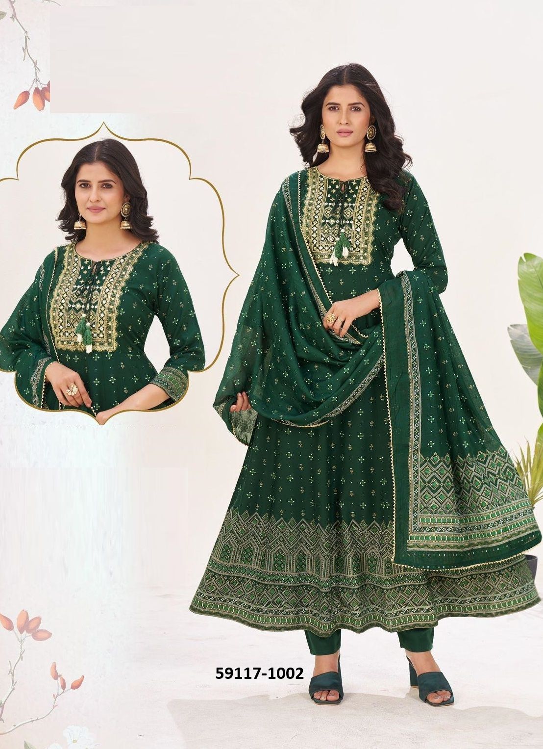 BAKU - Catalog # 59117 (Set of 6 Readymade Salwar Suits) by Brand BLUE HILLS BAKU - Catalog # 59117 (Set of 6 Readymade Salwar Suits) by Brand BLUE HILLS