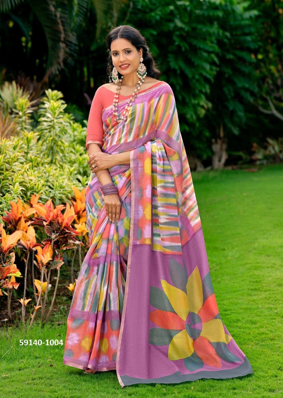PURVI - Catalog # 59140 (Set of 10 Sarees) by Brand SR SAREES