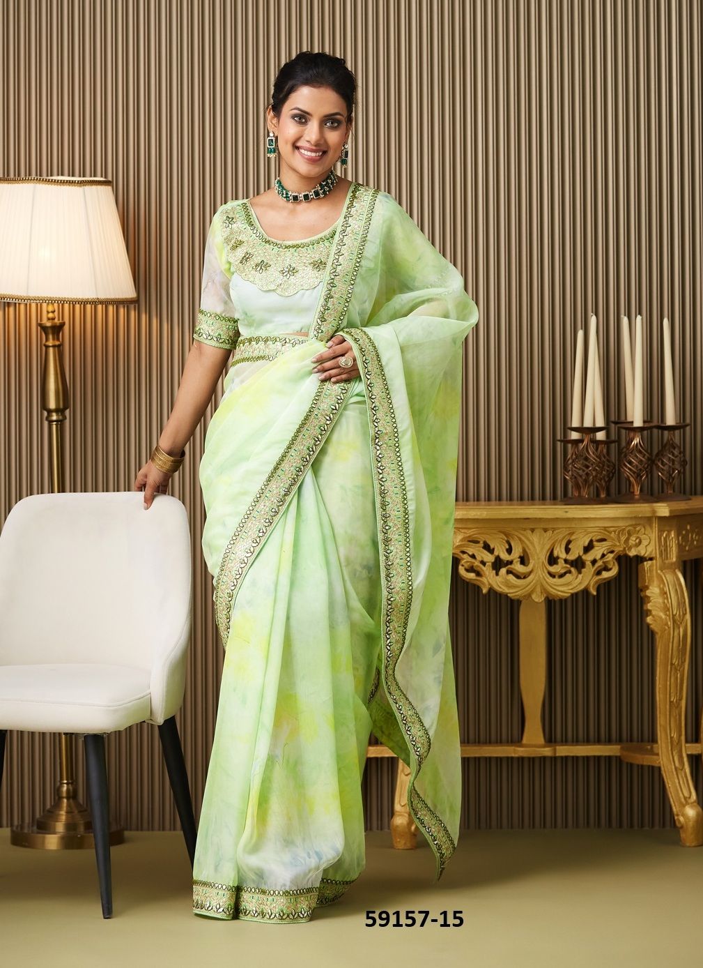 SERIES 11-20 - Catalog # 59157 (Set of 9 Sarees) by Brand DESI MUSE