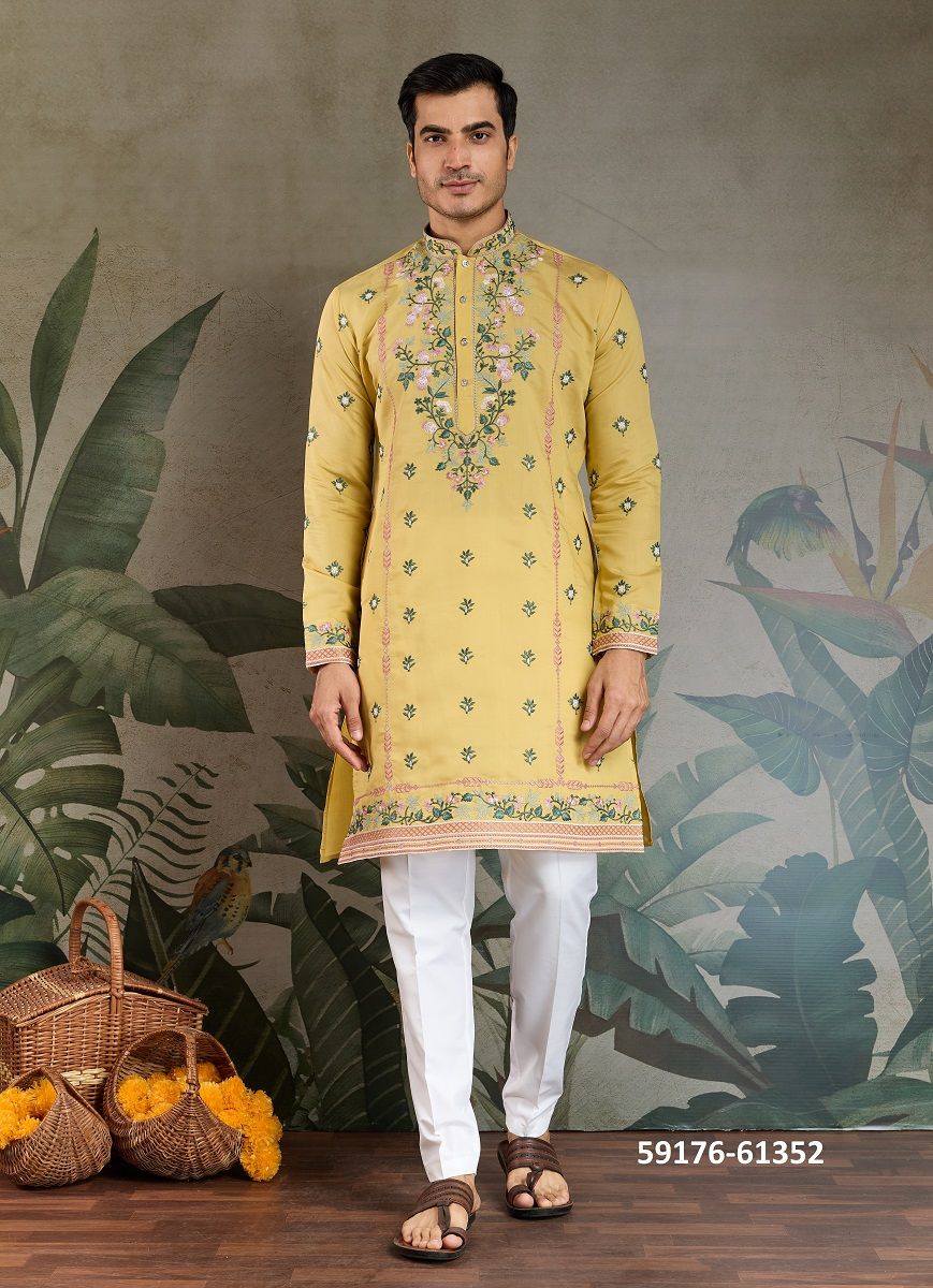 THE FUSION FITS 3 - Catalog # 59176 (Set of 6 Men's Ethnic Wear) by Brand DESI MUSE