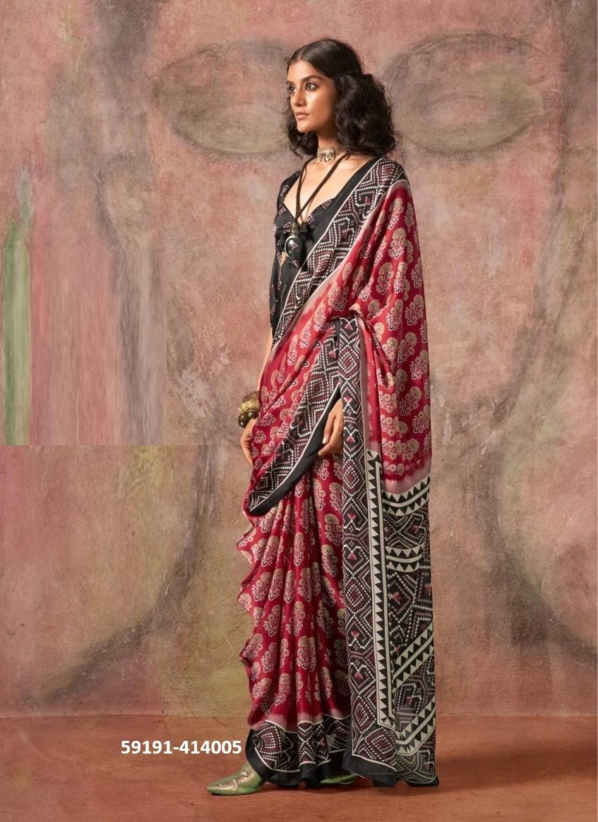 KHOJ - Catalog # 59191 (Set of 10 Sarees) by Brand RAJTEX FABRICS