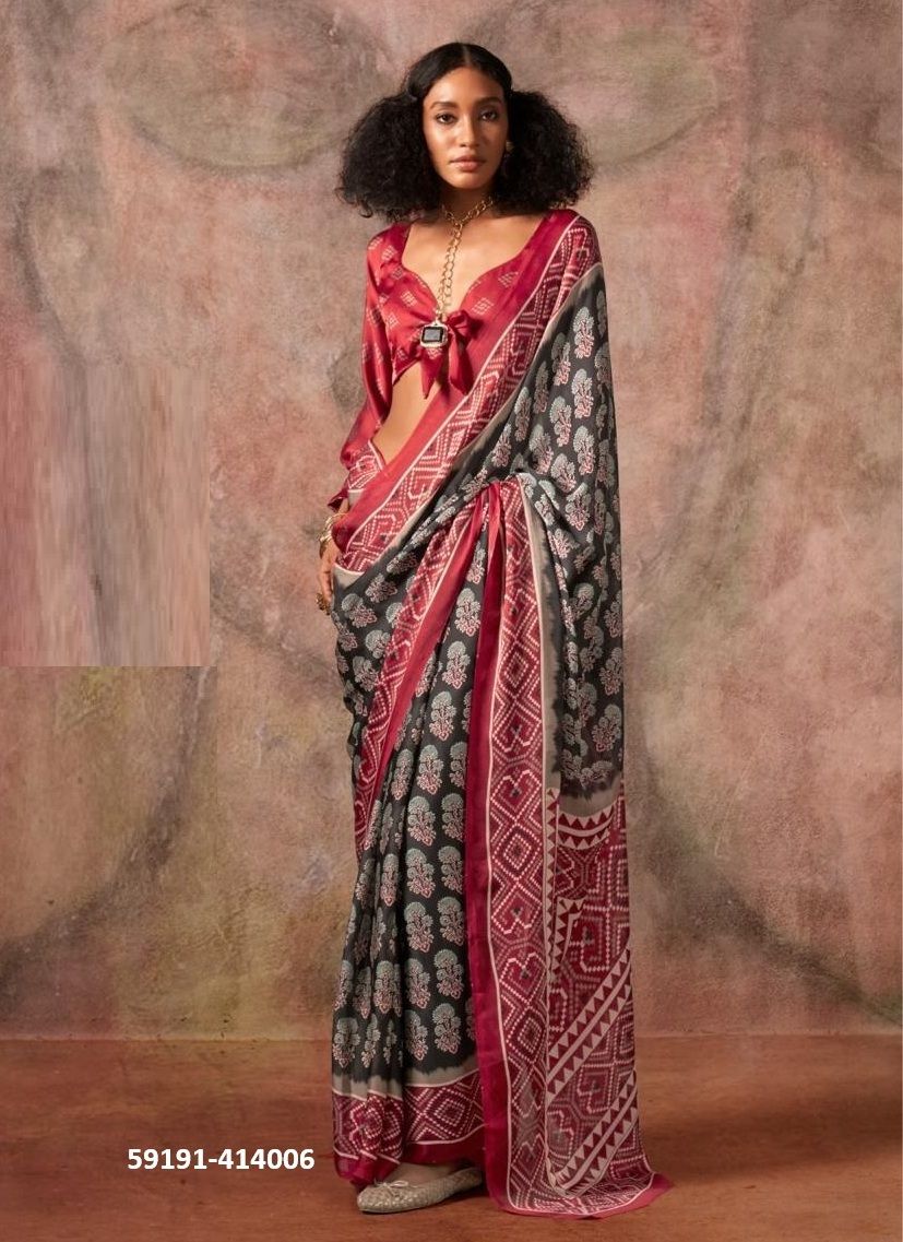 KHOJ - Catalog # 59191 (Set of 10 Sarees) by Brand RAJTEX FABRICS