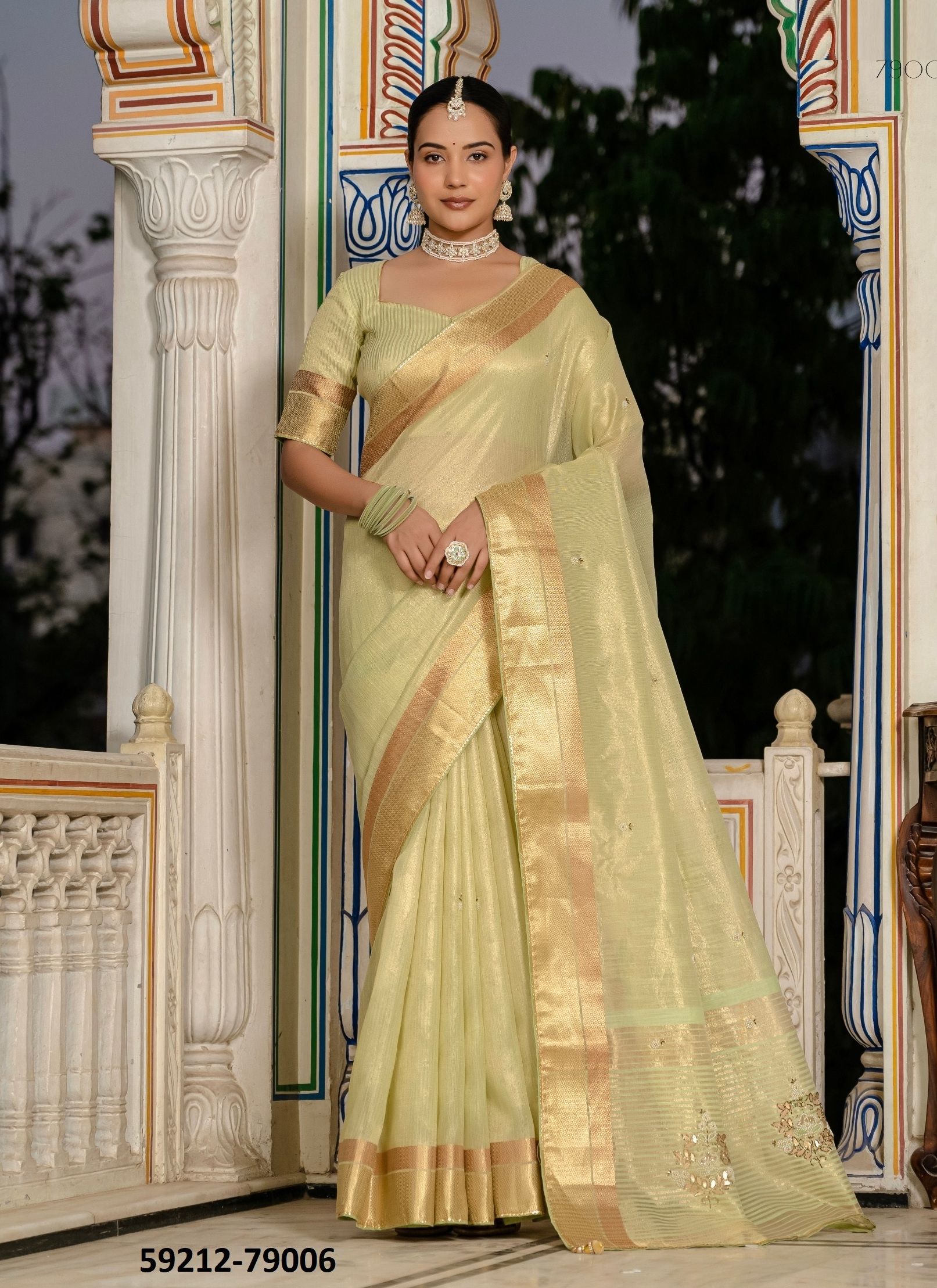 SUTRALA 3 - Catalog # 59212 (Set of 6 Sarees) by Brand S-ETHNIC LIFESTYLE