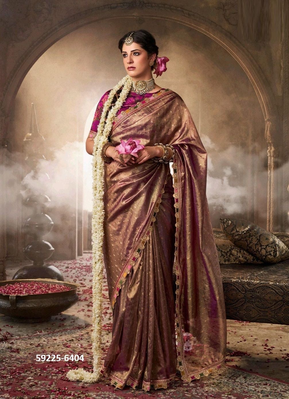KAVYASACHI - Catalog # 59225 (Set of 6 Sarees) by Brand KIRA FASHIONS