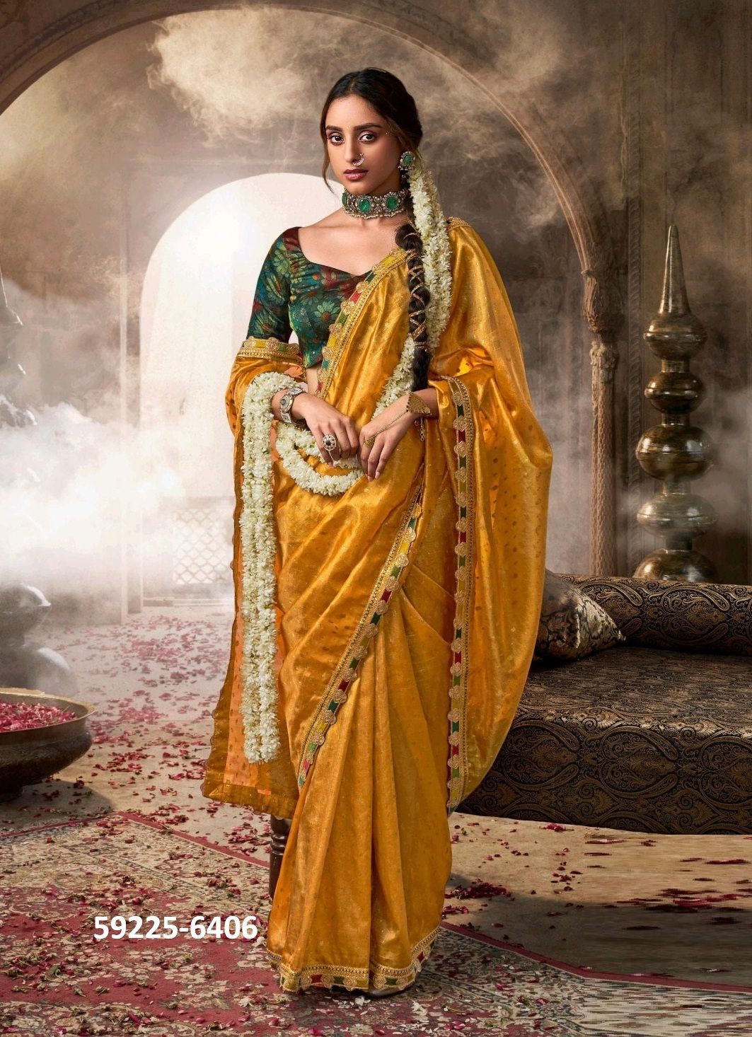 KAVYASACHI - Catalog # 59225 (Set of 6 Sarees) by Brand KIRA FASHIONS