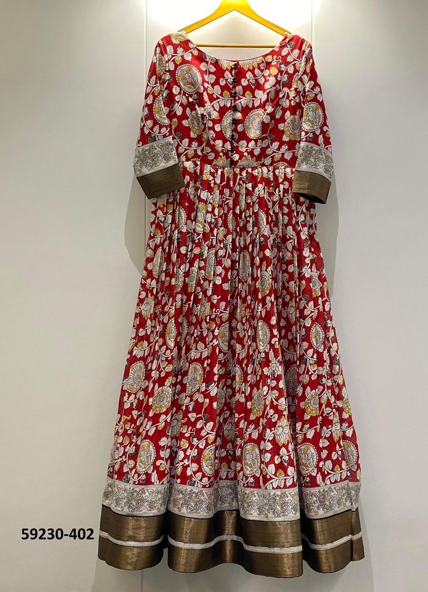 KALAMKARI PRINTS - Catalog # 59230 (Set of 2 Readymade Gowns) by Brand DESI MUSE KALAMKARI PRINTS - Catalog # 59230 (Set of 2 Readymade Gowns) by Brand DESI MUSE