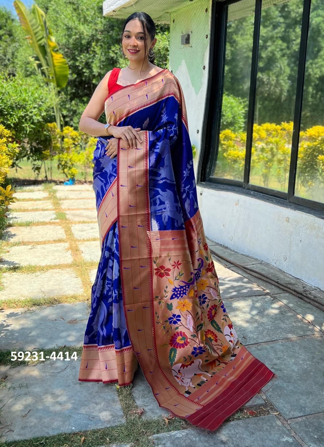 GAURI - Catalog # 59231 (Set of 11 Sarees) by Brand DESI MUSE