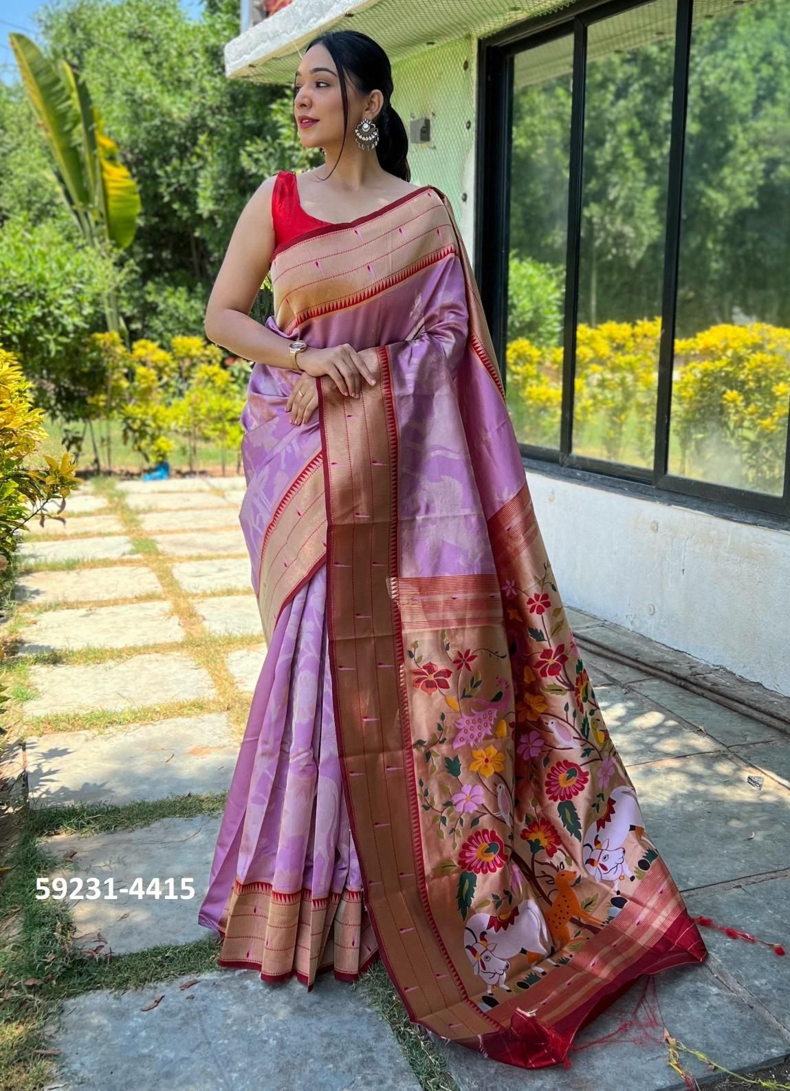 GAURI - Catalog # 59231 (Set of 11 Sarees) by Brand DESI MUSE