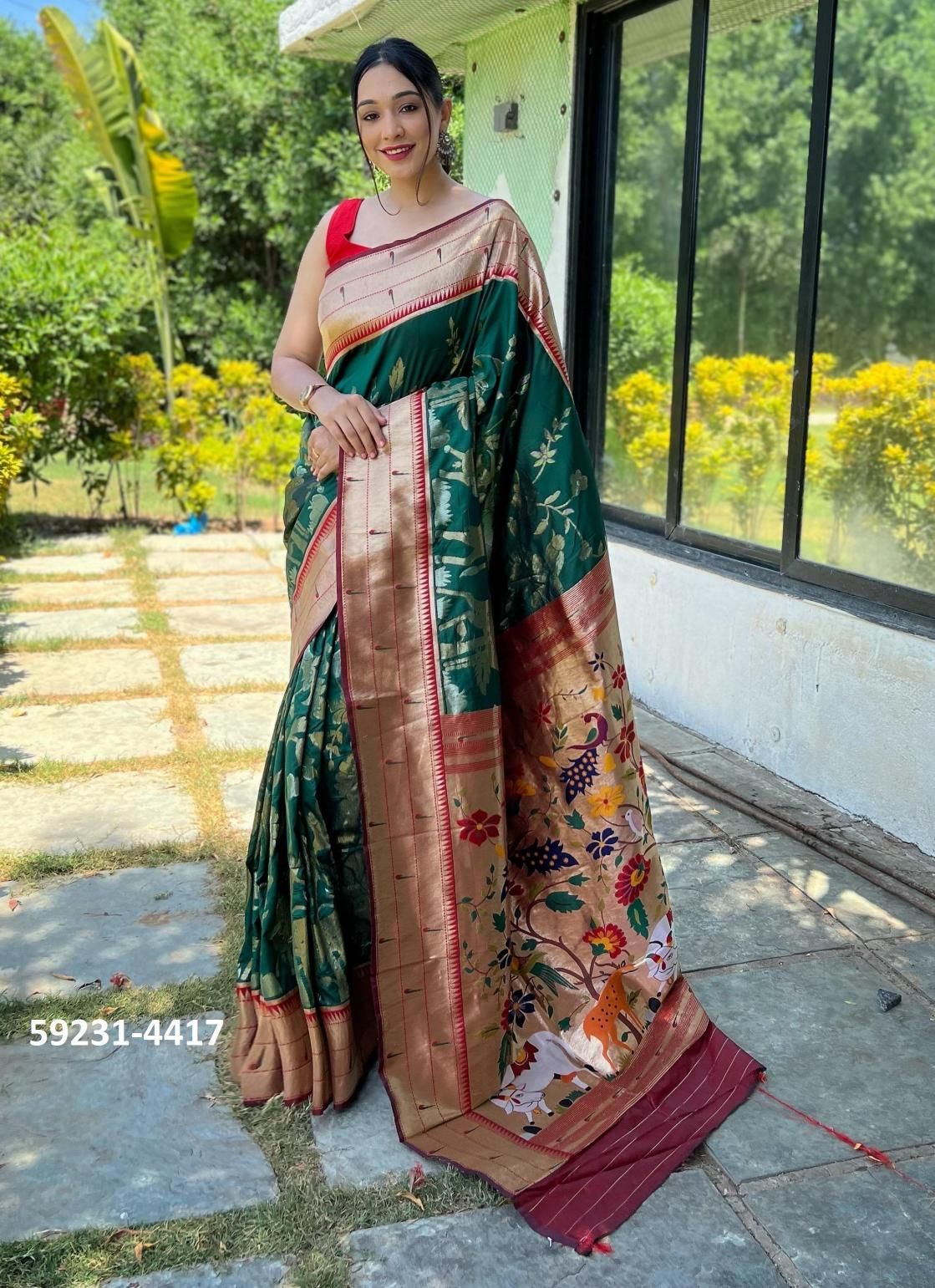 GAURI - Catalog # 59231 (Set of 11 Sarees) by Brand DESI MUSE