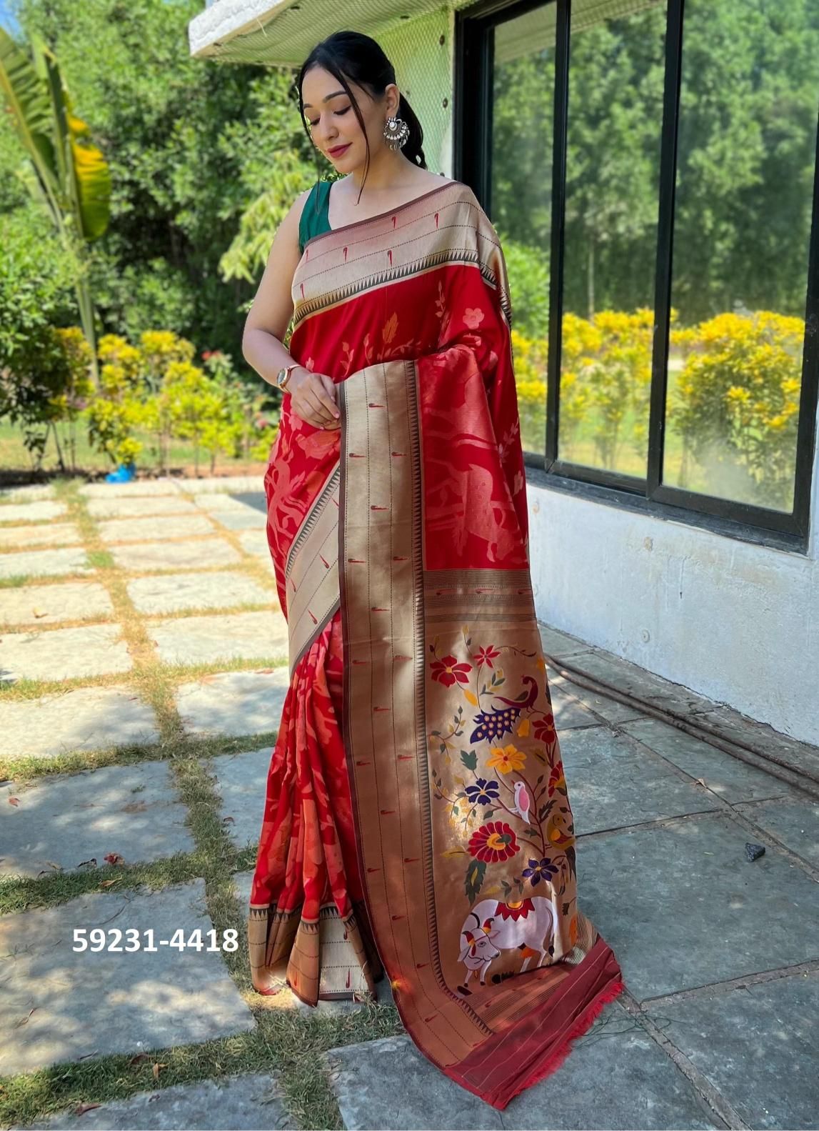 GAURI - Catalog # 59231 (Set of 11 Sarees) by Brand DESI MUSE