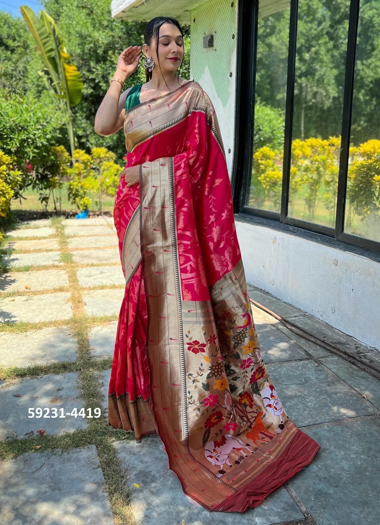 GAURI - Catalog # 59231 (Set of 11 Sarees) by Brand DESI MUSE