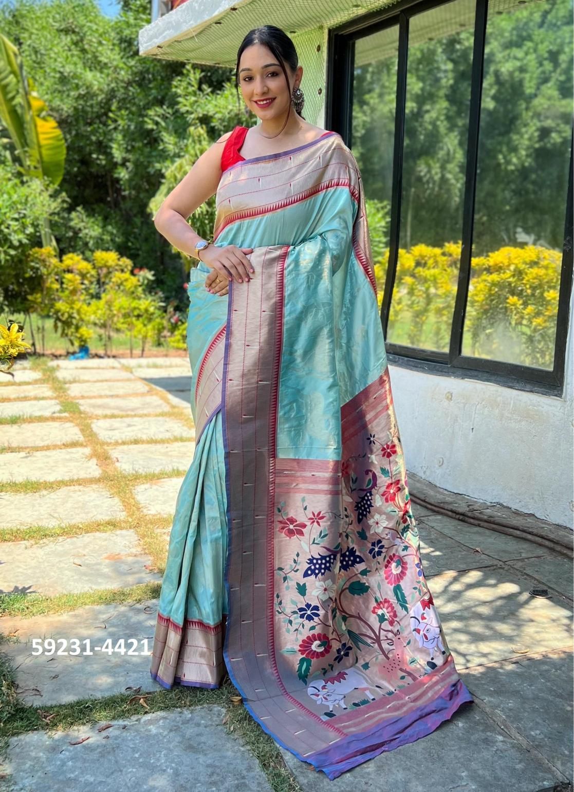GAURI - Catalog # 59231 (Set of 11 Sarees) by Brand DESI MUSE