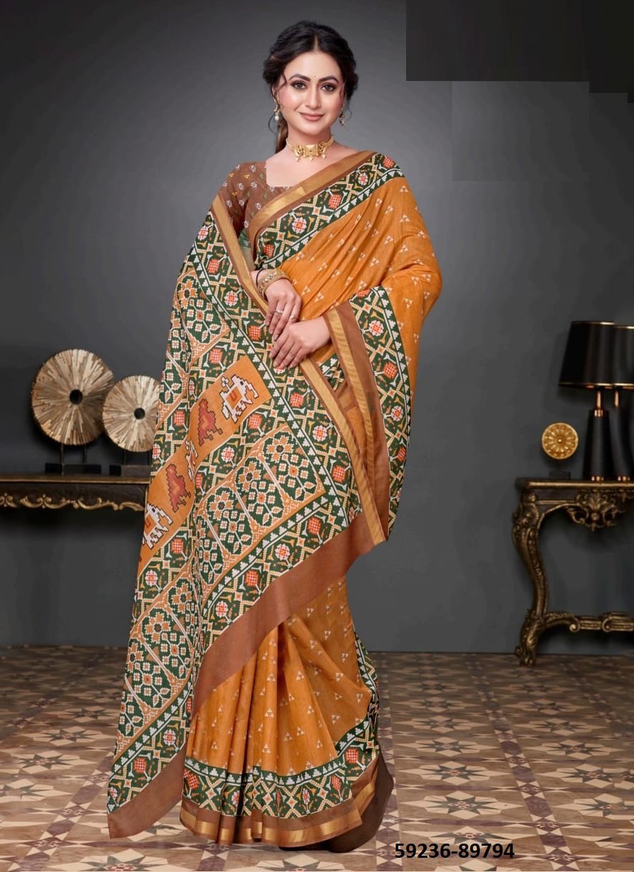 AMRAPALI 4 - Catalog # 59236 (Set of 6 Sarees) by Brand VIPUL FASHIONS