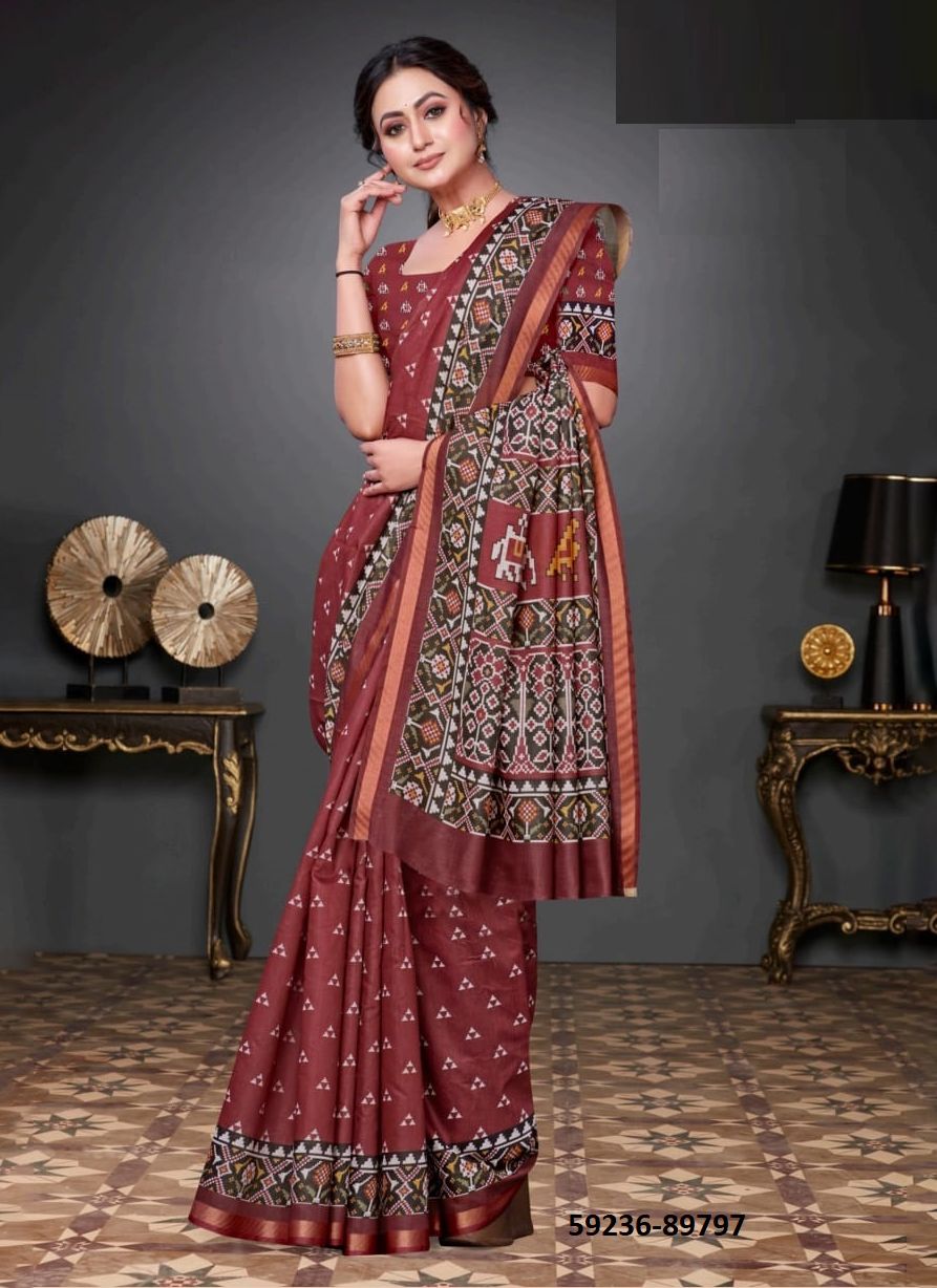 AMRAPALI 4 - Catalog # 59236 (Set of 6 Sarees) by Brand VIPUL FASHIONS