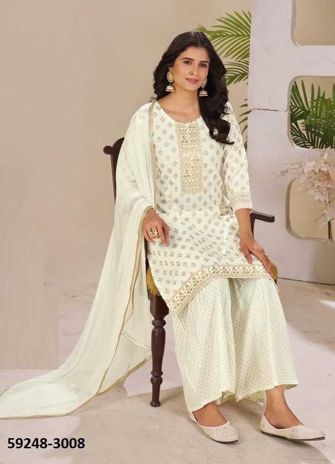 CHAND 3 - Catalog # 59248 (Set of 6 Readymade Salwar Suits) by Brand BLUE HILLS CHAND 3 - Catalog # 59248 (Set of 6 Readymade Salwar Suits) by Brand BLUE HILLS