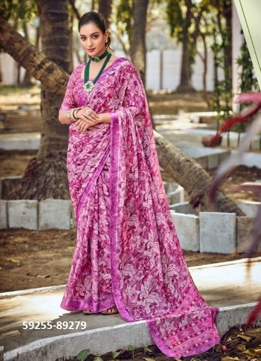 SAMRIDDHI - Catalog # 59255 (Set of 12 Sarees) by Brand VIPUL FASHIONS