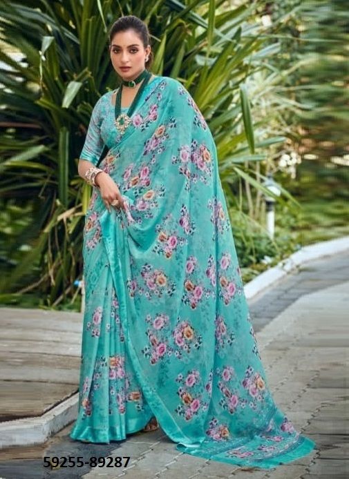 SAMRIDDHI - Catalog # 59255 (Set of 12 Sarees) by Brand VIPUL FASHIONS