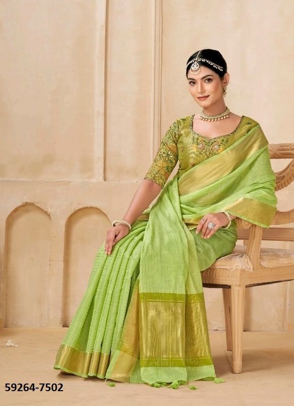 KIA - Catalog # 59264 (Set of 6 Sarees) by Brand KIRA FASHIONS