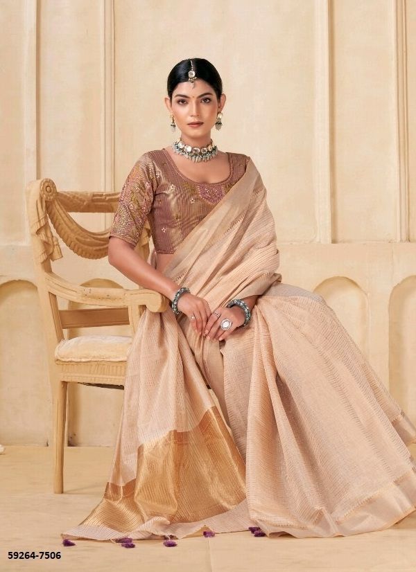 KIA - Catalog # 59264 (Set of 6 Sarees) by Brand KIRA FASHIONS