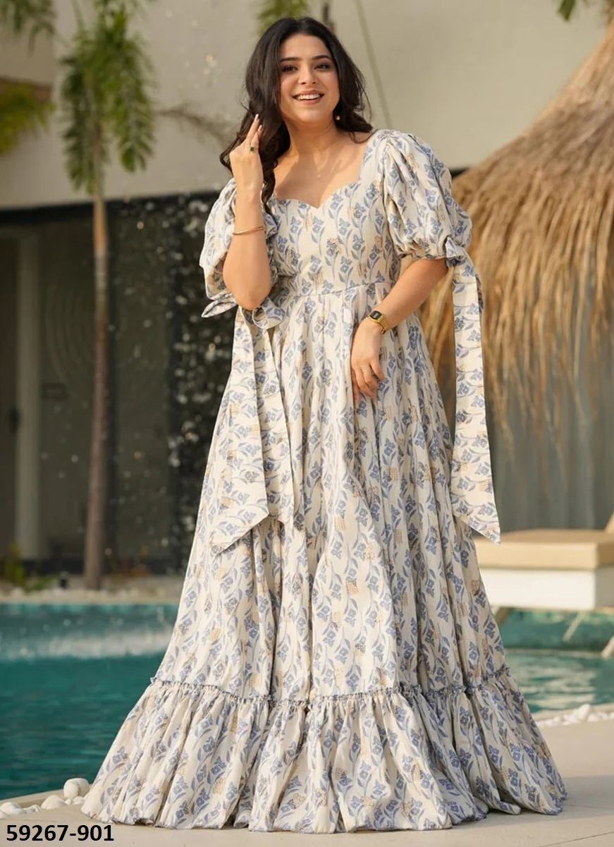 DEVI 9 - Catalog # 59267 (Set of 3 Readymade Gowns) by Brand SERENGETI DEVI 9 - Catalog # 59267 (Set of 3 Readymade Gowns) by Brand SERENGETI