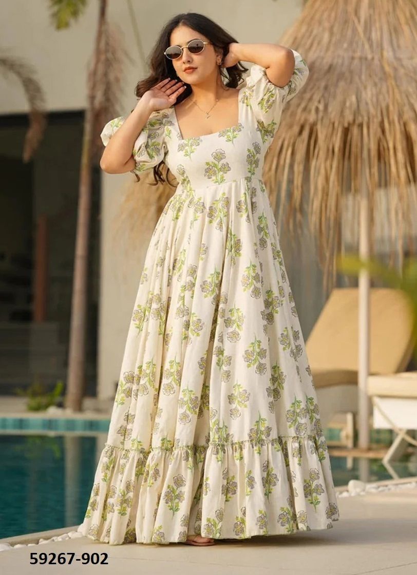 DEVI 9 - Catalog # 59267 (Set of 3 Readymade Gowns) by Brand SERENGETI DEVI 9 - Catalog # 59267 (Set of 3 Readymade Gowns) by Brand SERENGETI