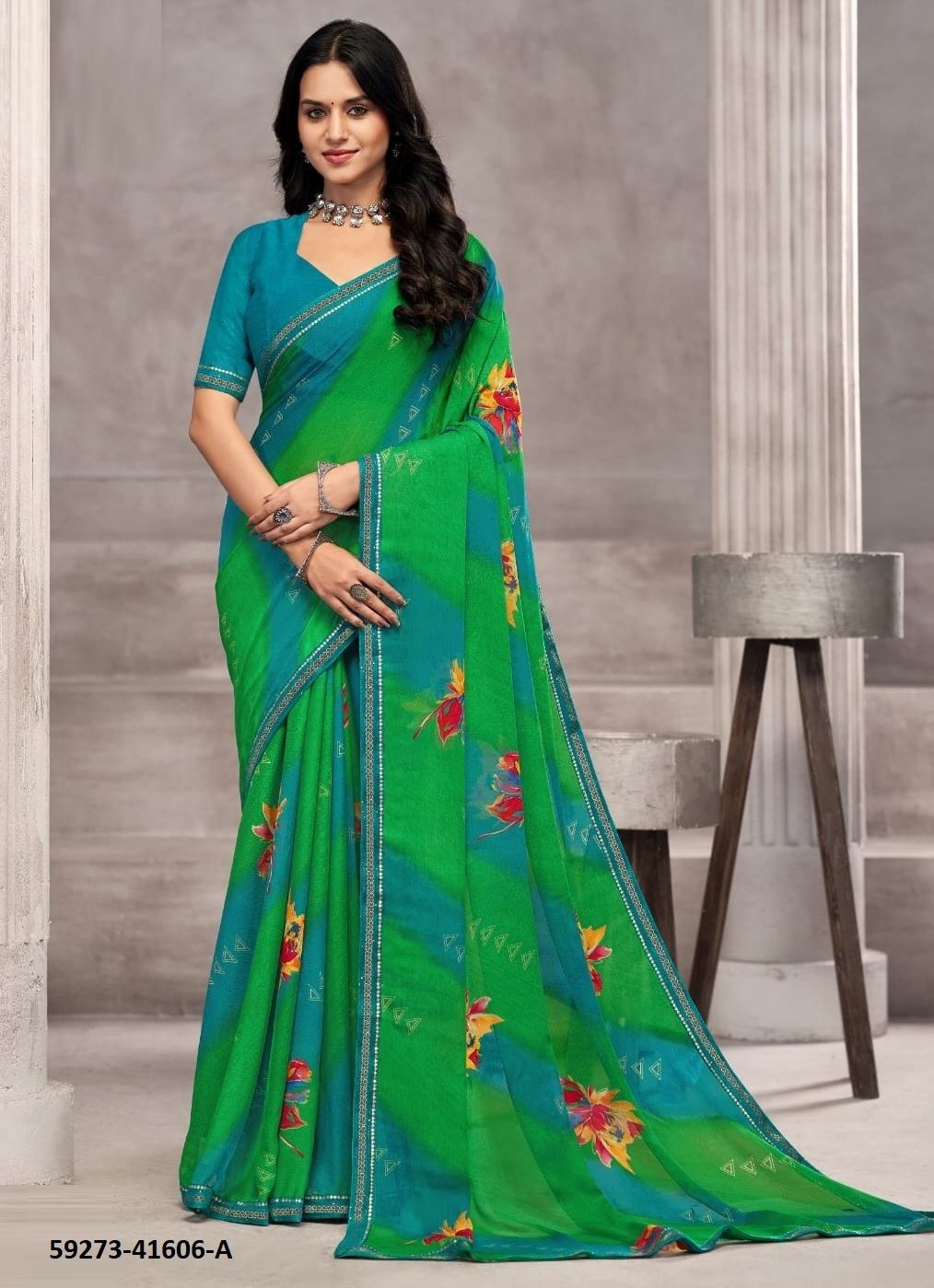 SAVERA 13 - Catalog # 59273 (Set of 12 Sarees) by Brand RUCHI SAREES SAVERA 13 - Catalog # 59273 (Set of 12 Sarees) by Brand RUCHI SAREES